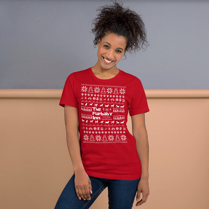 The Furbaby Inn Ugly Sweater Christmas T-Shirt