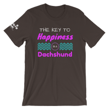 Key to Happiness is a Dachshund T-Shirt